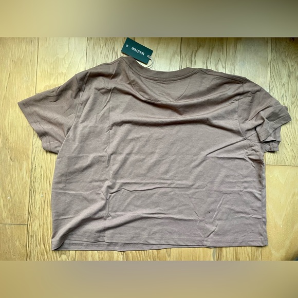 Cropped T-shirt Earth First XL, mushroom color - Picture 6 of 6